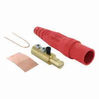 Single Pole Inline: Male, Red, 600V AC/600V DC, 400 A, Double Set Screw Termination, 16 Series (MPN 16D24-UR)