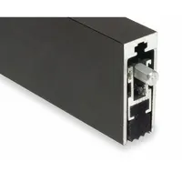 NATIONAL GUARD Automatic Door Bottom: Single Fin Insert, Aluminum, 48 in Lg, 2 5/16 in Wd, Aluminum (MPN 420NHMDKB-4)