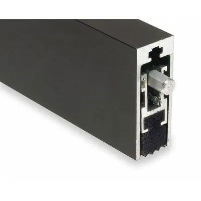 NATIONAL GUARD Automatic Door Bottom: Single Fin Insert, Aluminum, 48 in Lg, 2 5/16 in Wd - Automatic Door Bottoms