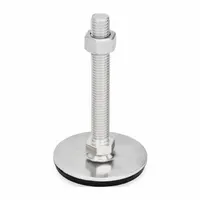 JW WINCO Male-End Leveling Mount: Swiveling Stud, M12 Thread Size, 60 mm, 3,597 lbf Capacity (MPN 41-60-M12-125-D3-SK)