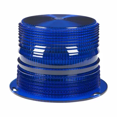 GROTE Replacement Lens: Round, Beacon Light, 4 1/2 in Ht - Vehicle Lighting, Polycarbonate - Round Replacement Lenses