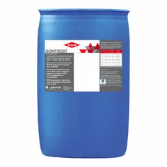 DOWFROST is a food-grade propylene glycol heat transfer fluid supplied in a 55-gallon drum. The 30% concentration provides freeze protection and corrosion inhibition for closed-loop heating and cooling systems. The blue color aids in leak detection. Suitable for applications where incidental food contact may occur.