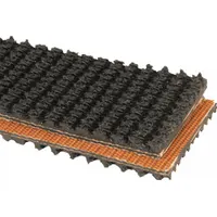High-Grip Multi-Ply Conveyor Belt: 24 in Belt Wd, 9/32 in Belt Thick, Cut to Lg (15 ft Min), Black (MPN 20104301-24)