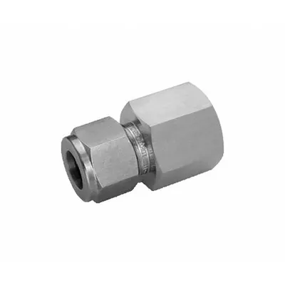 HAM-LET Compression Fitting Elbow: 10 mm OD x 3/8 in Pipe Fitting Size - Double-Ferrule Stainless Steel Fittings
