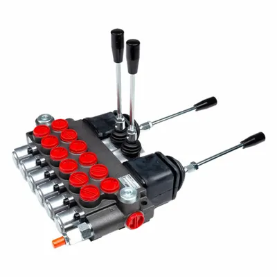 CHIEF Hydraulic Directional Control Valve: Four-Way / Three Positions, Tandem Center - Manual Spool Monoblock Valves