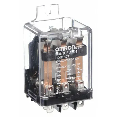 OMRON Flange Mount Relay: Surface (Side Flange) Mounted, 10 A Current Rating - Surface-Mounted Relays