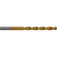 CLEVELAND Taper Length Drill Bit: 4 mm, 135° Split Point, TiN-Coated Cobalt, Fast Spiral (MPN C16919)