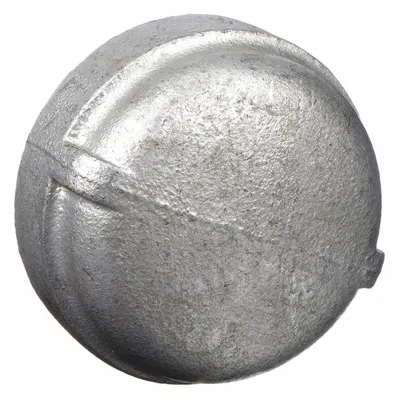 OEM Cap: Cap, 3 in, NPT Threaded, Malleable Iron - Medium-Pressure Threaded Pipe Fittings