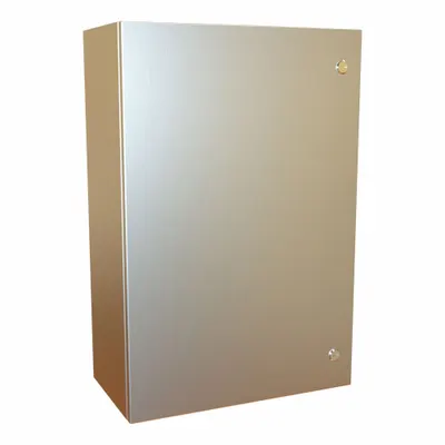 HAMMOND Electrical Enclosure: 304 Stainless Steel, 30 in x 20 in x 10 in, NEMA 12/13/3R/4/4X - Stainless Steel Enclosures