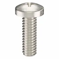 Machine Screw: #8-32 Thread Size, 1/2 in Lg, 18-8, Stainless Steel, Plain, Pan, Phillips, 50 PK (MPN ZSCRW-360)