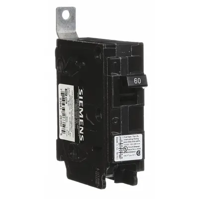SIEMENS B160 Miniature Circuit Breaker - B Series, Bolt-On Siemens Miniature Circuit Breakers