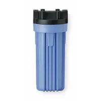 PENTAIR/PENTEK Water Filter Housing: 3/4 in, NPT, 12 1/4 in Overall Ht, 5 1/8 in Overall Dia, Blue (MPN 150067-75)