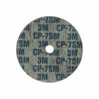 SCOTCH-BRITE Unitized Wheel: 3 in Dia x 1/4 in W, 1/4 in Arbor Hole, Silicon Carbide, Medium, CP-UW (MPN 7010365638)