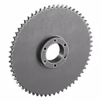 TSUBAKI Sprocket: For 60 Chain, 60 Teeth, 14.331 in Pitch Dia, 14.76 in Outside Dia, Steel (MPN 60SF60)