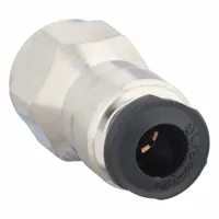 AIGNEP USA Push-Fit Adapter Fitting: 5 mm OD x 1/8 in Pipe Size, Push-to-Connect x BSPP, Brass, 5 PK (MPN 50030N-5-1/8-PK5)