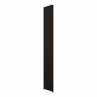 HADRIAN Pilaster: Stainless Steel, Powder-Coated, Black, 82 in Ht, 10 in Wd, 1 1/4 in Thick (MPN 541010-510)