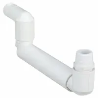 P-Trap: Schedule 40, PVC, 1 1/4 in x 1 1/4 in Size, Threaded x Threaded, Male NPT x Male NPT, 140°F (MPN G232212)
