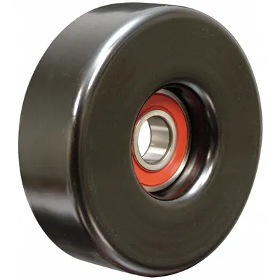 DAYCO Idler Pulley: Idler Pulley, 89055, Serpentine, Flat, Flangeless Flange - Flat Idler Pulleys for Vehicles