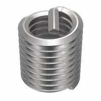 HELI-COIL Helical Insert: Tanged Tang Style, Free-Running, M12-1.75 Thread Size, Plain, Plain, 6 PK (MPN R1084-12)