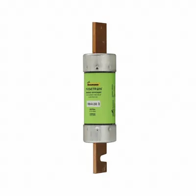 BUSSMANN Fuse: Class RK5, FRN-R Series, Time-Delay, 200 A, 250 V AC, 125 V DC - Time-Delay Blade Fuses