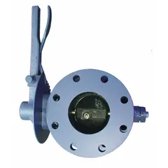 This lug-style butterfly valve is designed for on-off or throttling control of water media in general-service piping systems. It features a ductile iron disc and a lever handle, with a maximum pressure rating of 150 psi CWP. Suitable for applications such as water treatment, HVAC, and process plants.