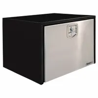 BUYERS PRODUCTS Underbody: Underbody Truck Box, Single Drop-Down Door Door, 14 in Overall Dp, Steel (MPN 1704700)