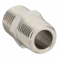 LEGRIS Metal Pipe Straight: Straight, 1/4 in x 1/4 in, Male BSPT Threaded x Male BSPT Threaded (MPN 0900 00 13)