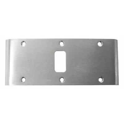 BEST Double-Lipped Strike: Zinc Alloy, 2 3/4 in Overall Ht, 6 in Overall Wd - Latch, Lock & Hardware Accessories