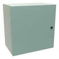 HAMMOND Electrical Enclosure: Steel, 20 in x 20 in x 12 in, NEMA 12/3R/4, Solid Cover, Hinged (MPN EN4SD202012GY)