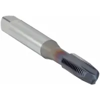 OSG Spiral Point Tap: 1/4"-28 UNF, H5 / 2B-3B, 3 Flute, Plug Chamfer, V Coated Powdered Metal (MPN 1700408)