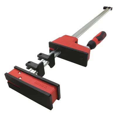 BESSEY Bar Clamp: Medium Duty, Screwdriver Handle, 40 in Jaw Opening - Max - Parallel-Jaw Nonmarring Bar Clamps
