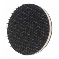 These NORTON backing pads provide a mounting surface for hook-and-loop abrasive discs in surface conditioning, deburring, and blending applications on metals and composites. Each pad has a 3-inch diameter, 1/2-inch thickness, and a 1/4-inch straight-shank tool connection. Sold as a 5-pack, non-vacuum design
