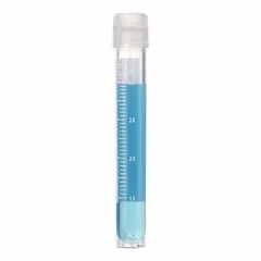 Cryogenic Vial, Polypropylene, 5 mL, Sterile, Colorless, Self-Standing, with Closure
