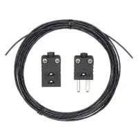 FLUKE Extension Lead: Extension Wire Kit, 500°F Max Temp °F, 260°C Max Temp °C, Male, Mini Connector (MPN 80PJ-EXT)