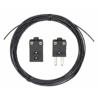 FLUKE Extension Lead: Extension Wire Kit, 500°F Max Temp °F, 260°C Max Temp °C - General Purpose Thermocouple Extension Leads