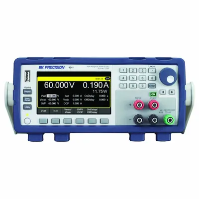 B&K PRECISION DC Power Supply: Multi-Range DC, Included, 3.5 in H x 8.4 in W x 13 in D, NIST - Multi-Range DC Power Supplies
