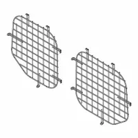 WEATHER GUARD Van Window Screen: Van Window Screen, Steel, 27 3/4 in Overall Wd, Side Door, Black (MPN 88054)
