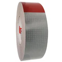 Reflective Tape: Commercial Gate Arms/Rail Gate Arms, Red/White, 2 in Wd, 50 yd Lg, Acrylic (MPN 18897)