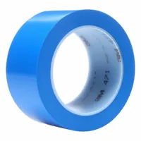 Floor Marking Tape: Gen Purpose, Solid, Blue, 2 in x 108 ft, 5.2 mil Tape Thick, 3M™ (MPN 471)