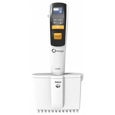 COLE PARMER Multichannel Pipettor: 12 Channels, 100 ul Capacity - Max - Multichannel Pipetters