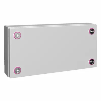 RITTAL Enclosure: Light Gray, Steel, 5 in x 11 in x 3 in, NEMA 1/12/3R/4 - Metallic Boxes