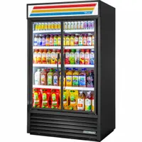 TRUE REFRIGERATION Refrigerated Merchandiser: 78 5/8 in x 47 1/4 in x 29 7/8 in, Black, Swing (MPN TVM-48-HC~VM01)