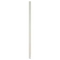 ASI GLOBAL Partition Column: Plastic Polymer, Pebble, Cream, 82 in Ht, 3 in Wd, 1 in Thick (MPN 65-M087039-9235)