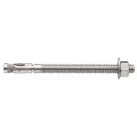 DEWALT Wedge Anchor: 7 in Overall Lg, 3/8 in Dia, 3/8"-16 Thread Size, 5 5/8 in Thread Lg, 50 PK (MPN 7617SD6-PWR)