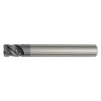 WIDIA HANITA Roughing End Mill: Carbide, TiAlN Coated, 4 Flute, 12 mm Mill Dia, 12 mm LOC, 1 mm Rad (MPN 494012005LT)