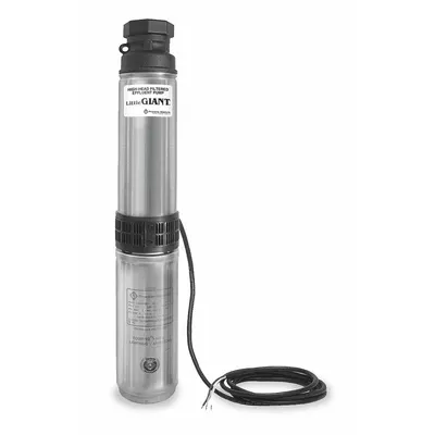 LITTLE GIANT Effluent Pump: 1/2 hp, 115V AC, Single Phase, 100 ft Max. Head - High-Head Filtered Effluent Pump