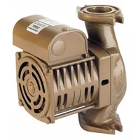 Circulating Pump: 1/6 hp HP, 120V AC, Bronze, 1, 42 gpm, 28 ft Max. Head, 8 1/2 in Face to Face (MPN 182202-650)