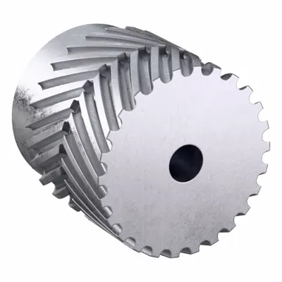 CONTINENTAL Gearbelt Pulley: Plain, 8 mm Pitch, For 50 mm Belt Wd, 26 Teeth - Plain-Bore Timing Pulleys with Hub