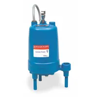 GOULDS Grinder Pump: Single Phase, 2 hp, 208/230V AC, 42 gpm @ 10' of Head, 1 1/4 in FNPT, FNPT, NPT (MPN RGS2012)