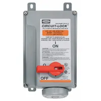 HUBBELL Mechanical Interlock: 120/240V AC, Single Phase, 60 A, 3 Pole, 4 Wire (MPN HBL460MI12W)